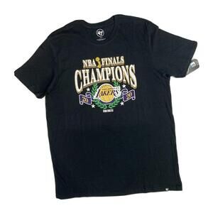 Mens Los Angeles Lakers Nba Finals Champions T-Shits Black